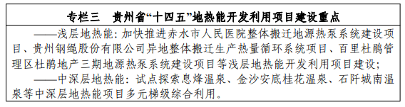 地大熱能：貴州新能源發(fā)展“十四五”規(guī)劃地熱投資超100億！